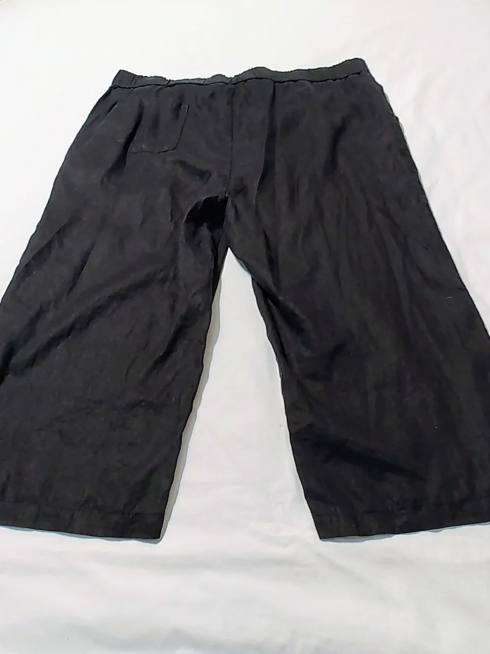 Quince Wide-Leg Cropped Linen Pants
